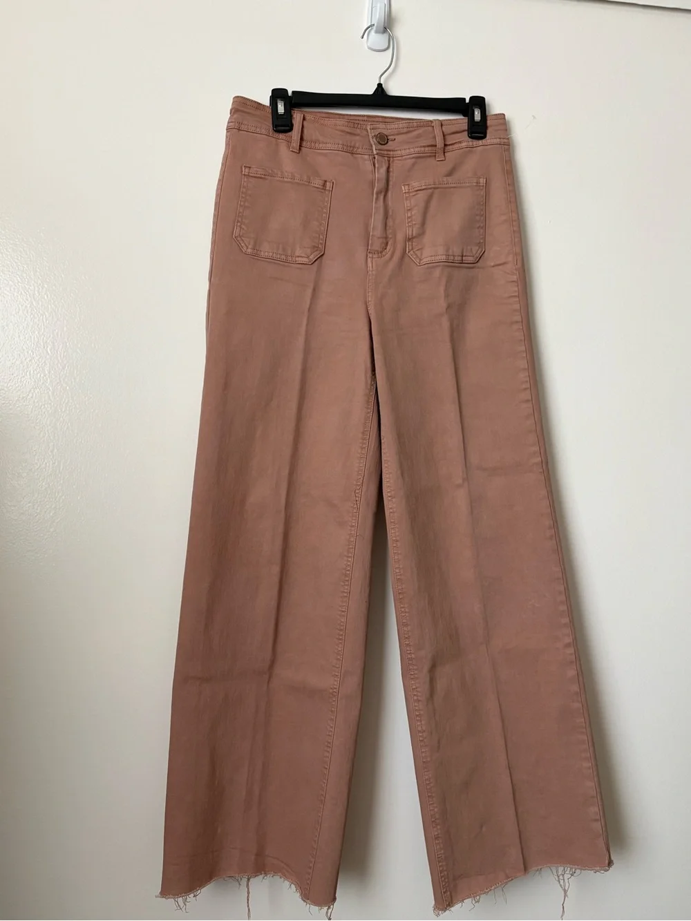Oat New York Wide-Leg Pants in Dusty Rose - Picture 2 of 6